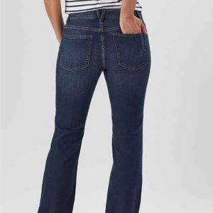 Duluth Trading flex boot cut dark wash jeans size 14x31